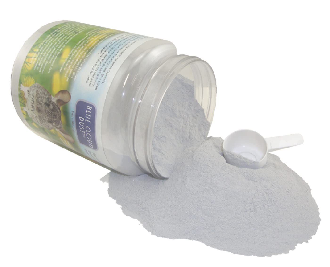 Lixit Blue Beauty® Chinchilla Dust Powder - Dry Bath Grooming Dust for Hamsters, Gerbil, Degus, and Small Animals - Made in the USA (3 Pound)