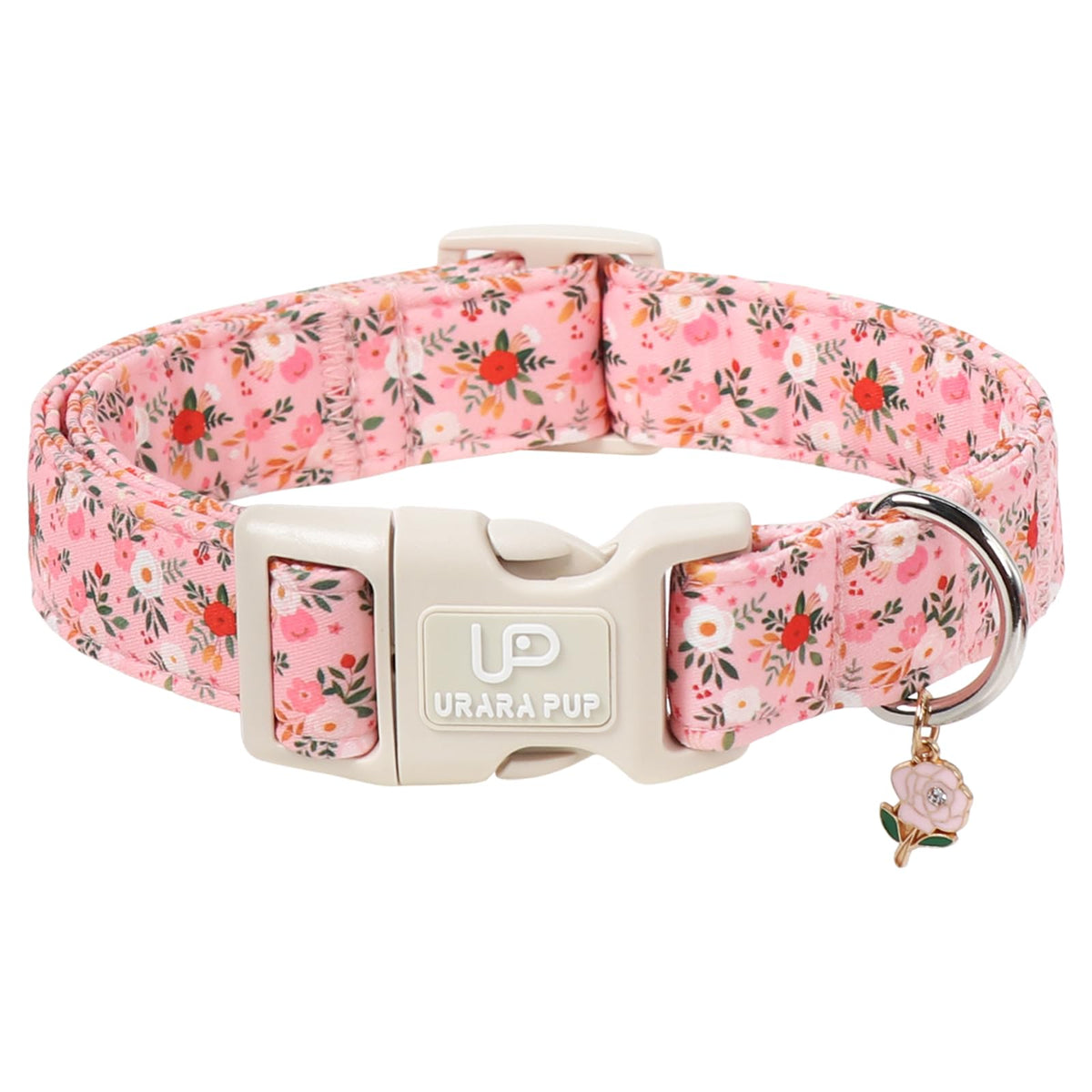 Maple Leaf Dog Collar, Fall Autumn Orange Leaf Dog Collar