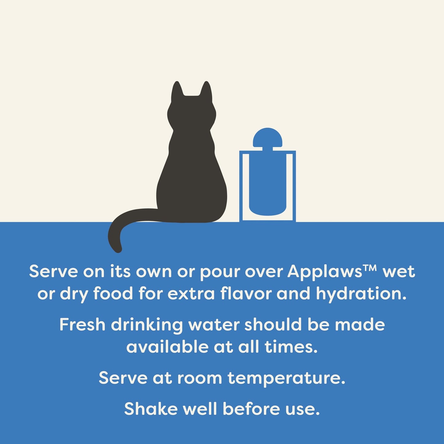 Applaws Natural Bone Broth Wet Cat Food Topper, Limited Ingredient Broth for Cats, Protein Wet Food Topper for Cats, Fish and Chicken Variety Pack(6 x 3oz Spout Pouches)