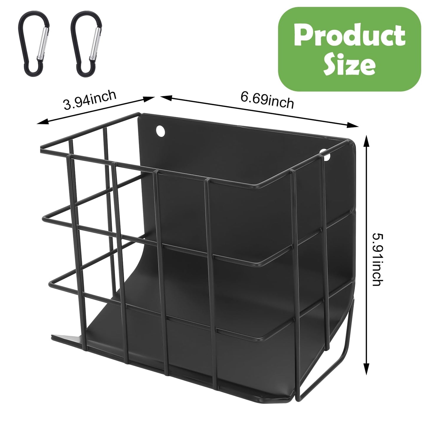Guinea Pig Hay Feeder，Rabbit Hay Feeder with Heavy-Duty Metal Frame Hay Holder，for Bunny, Guinea Pigs,Chinchillas-6.9x4.7x6.6 inch