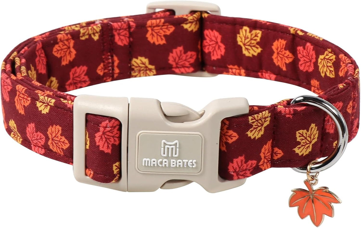 Maca Bates Halloween Pink and Purple Ghost Dog Collar for Large Dogs