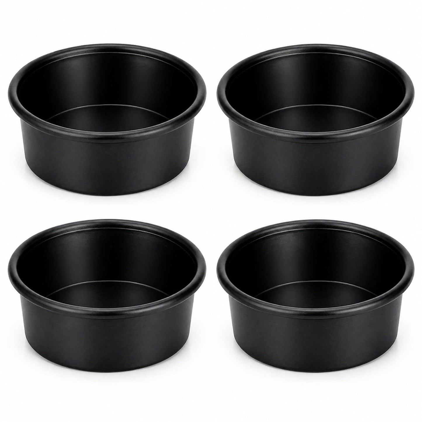 2Pcs Rubber Feed Pan, 1 Gallon Horse Feed Bucket Utility Feed Bucket, 10.6 x 4.1Inches Rubber Bowl Chicken Dust Bath Livestock Water Bowl for Pig Goat Chicken Dogs Farm Small Animal