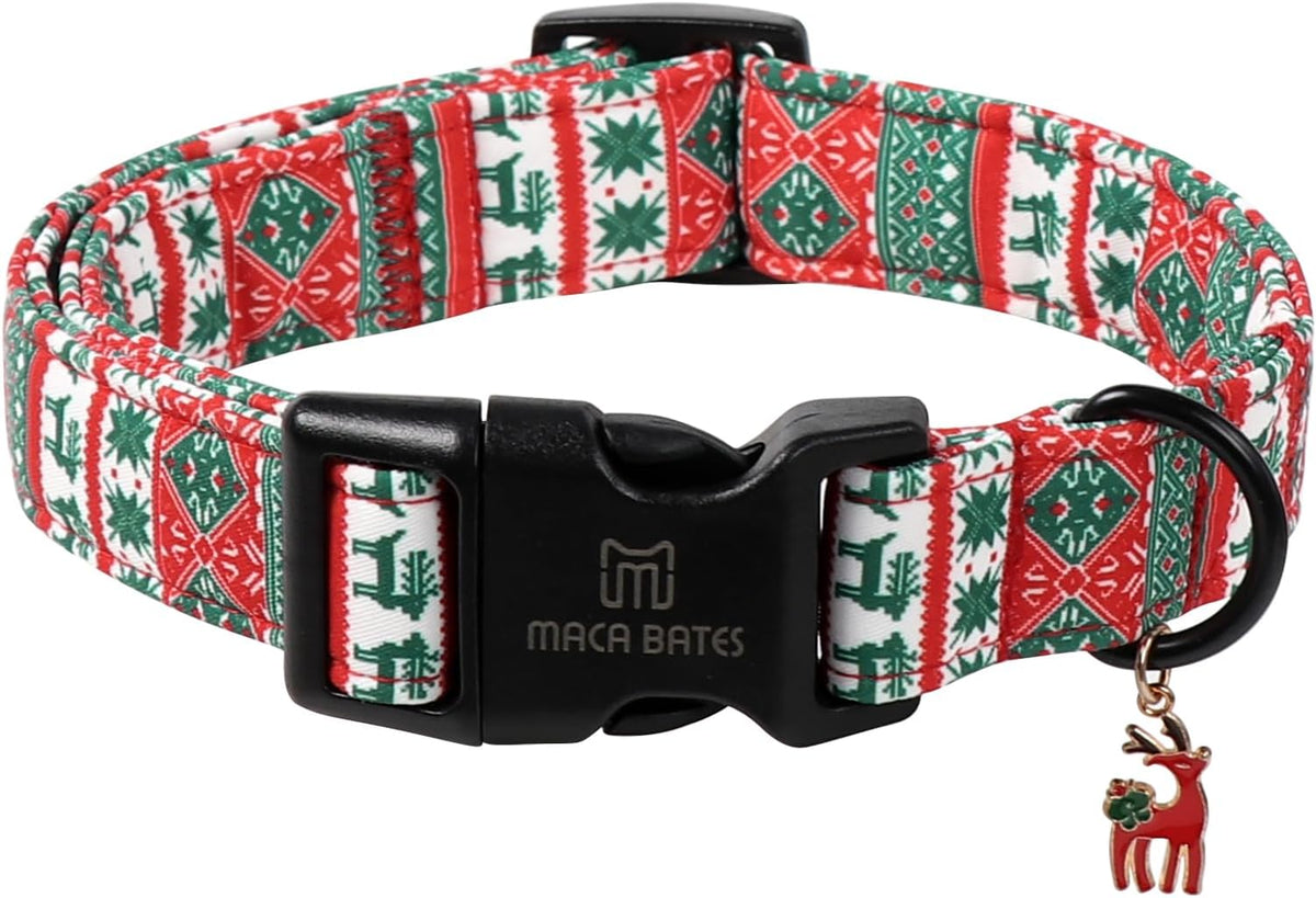 Maca Bates Halloween Pink and Purple Ghost Dog Collar for Large Dogs