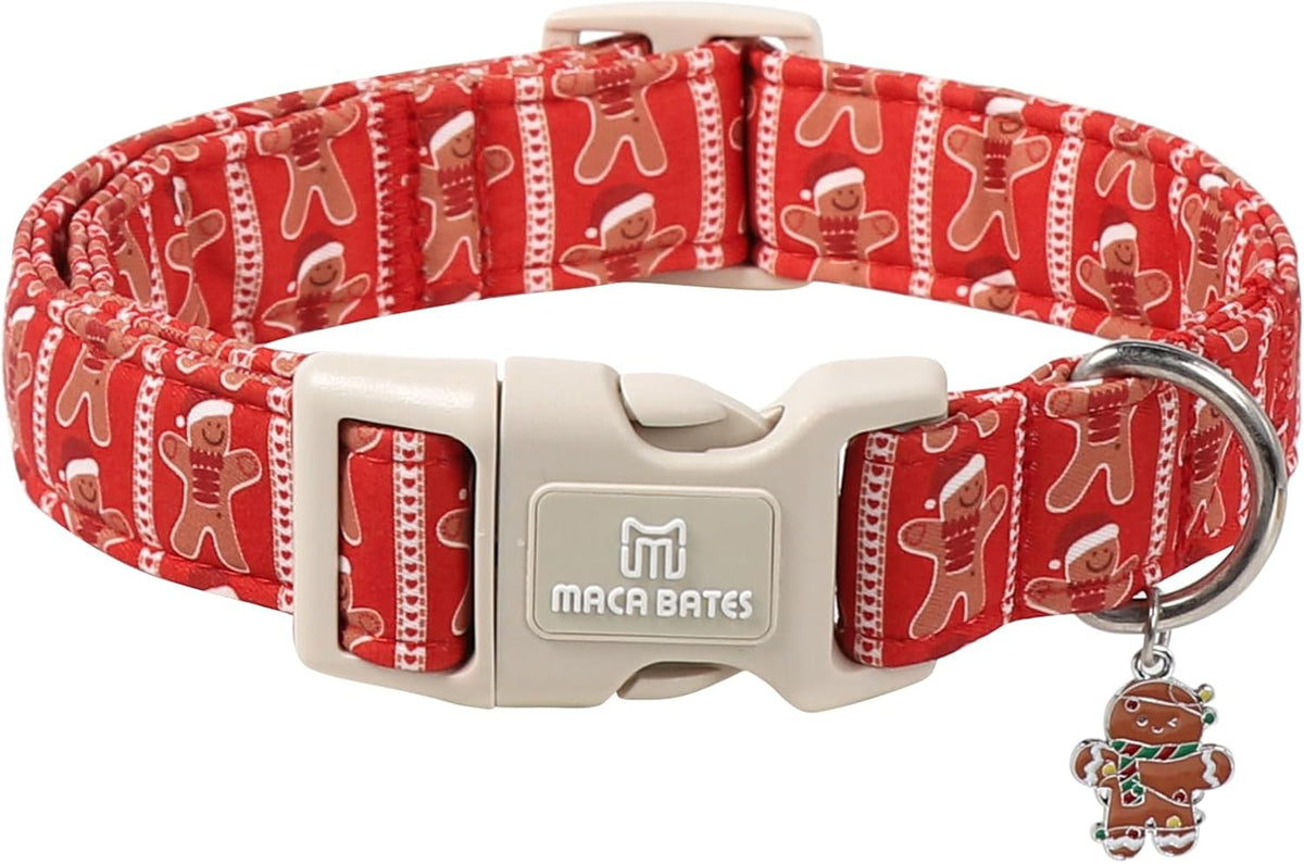 Maca Bates Halloween Pink and Purple Ghost Dog Collar for Large Dogs