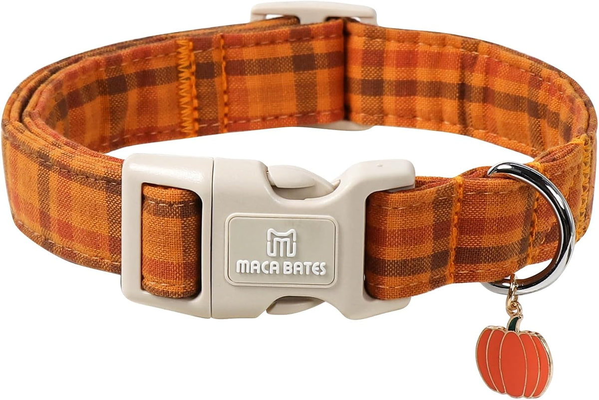 Maca Bates Halloween Pink and Purple Ghost Dog Collar for Large Dogs