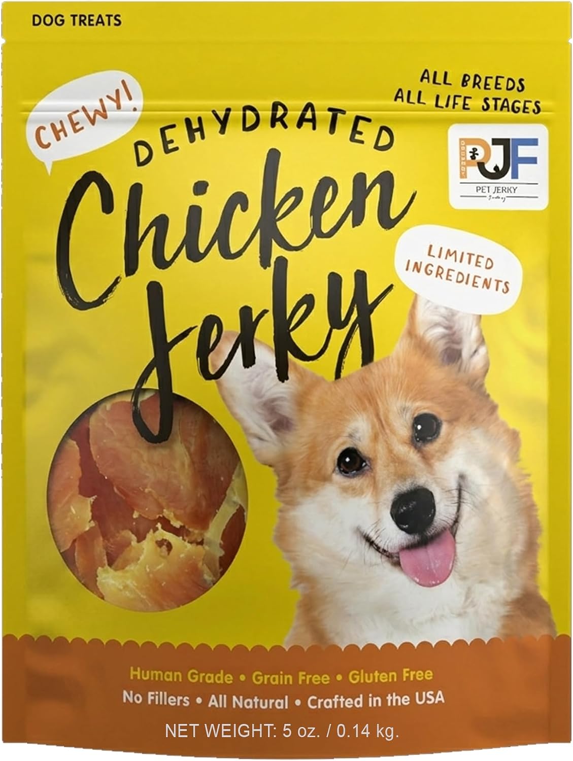 Turkey & Pumpkin 5 oz. Dog Jerky Treat | Human Grade | High Protein