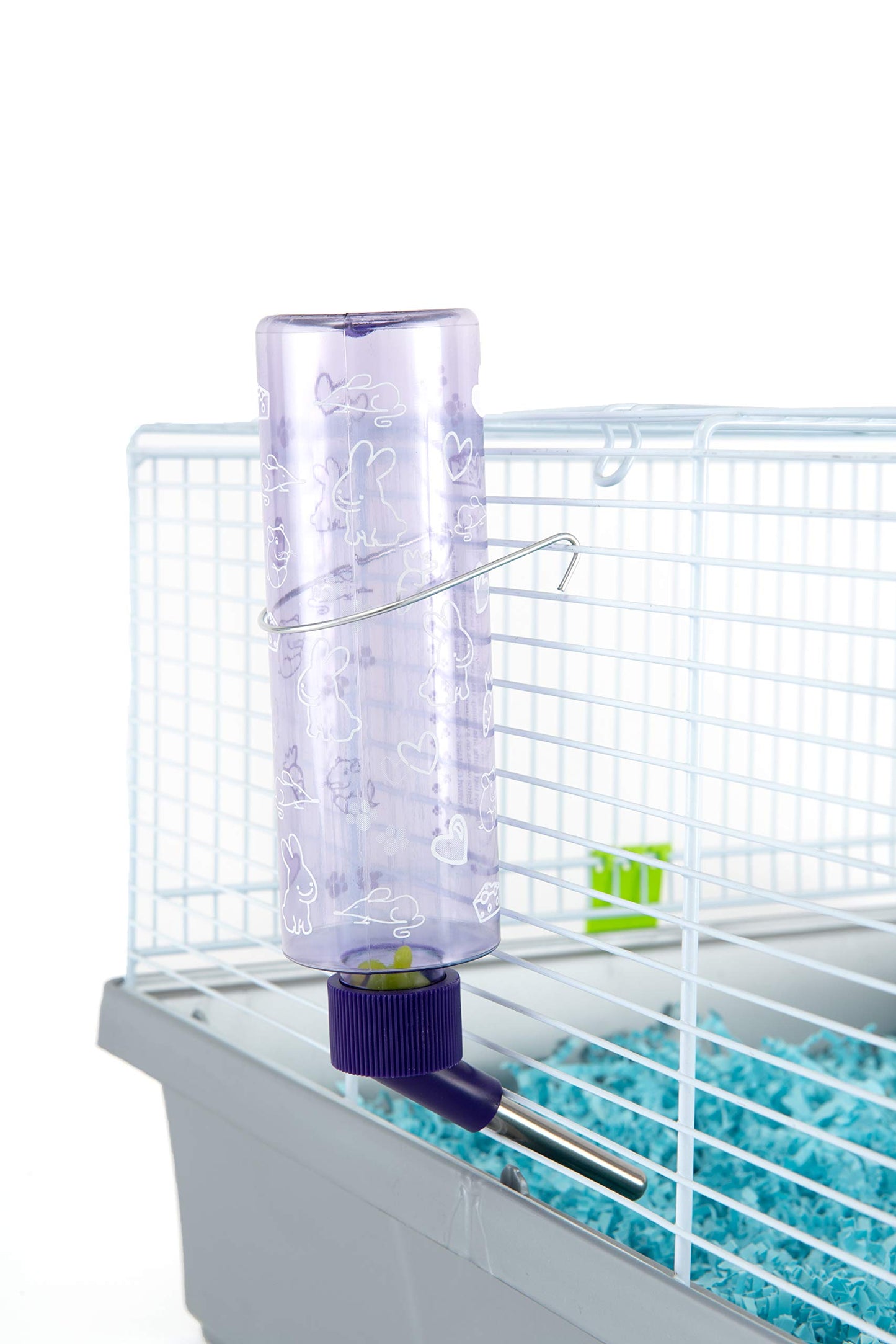 Lixit Standard Cage Water Bottles for Rabbits, Ferrets, Guinea Pigs, Hamsters, Rats, Mice and Other Small Animal's (32 Ounce, Clear)