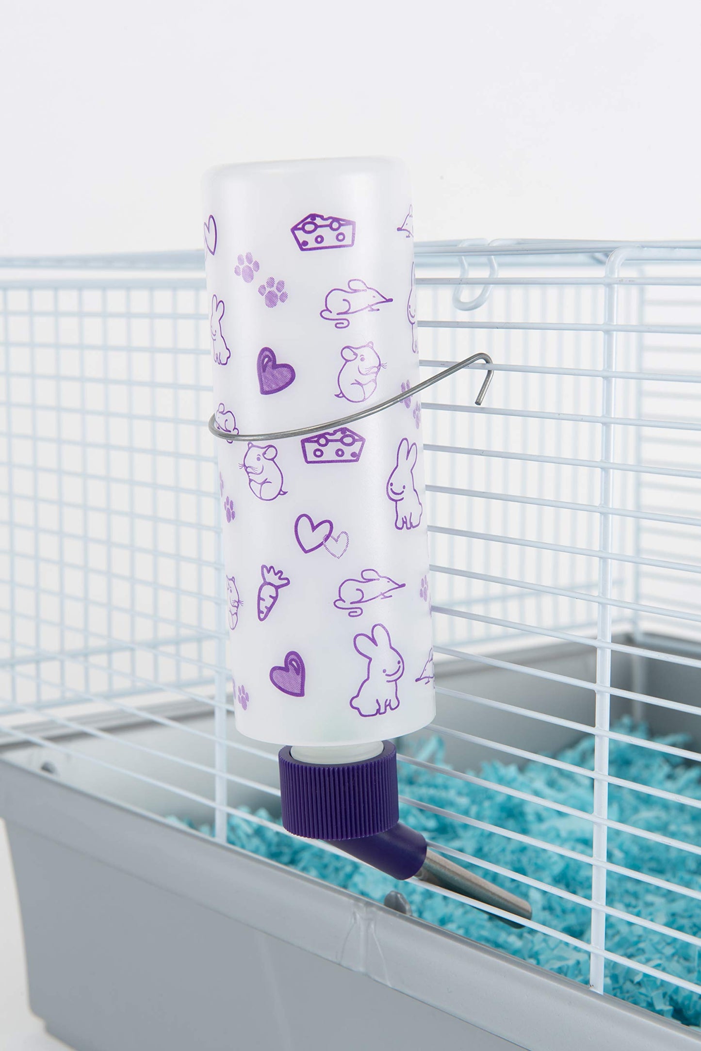 Lixit Standard Cage Water Bottles for Rabbits, Ferrets, Guinea Pigs, Hamsters, Rats, Mice and Other Small Animal's (32 Ounce, Clear)