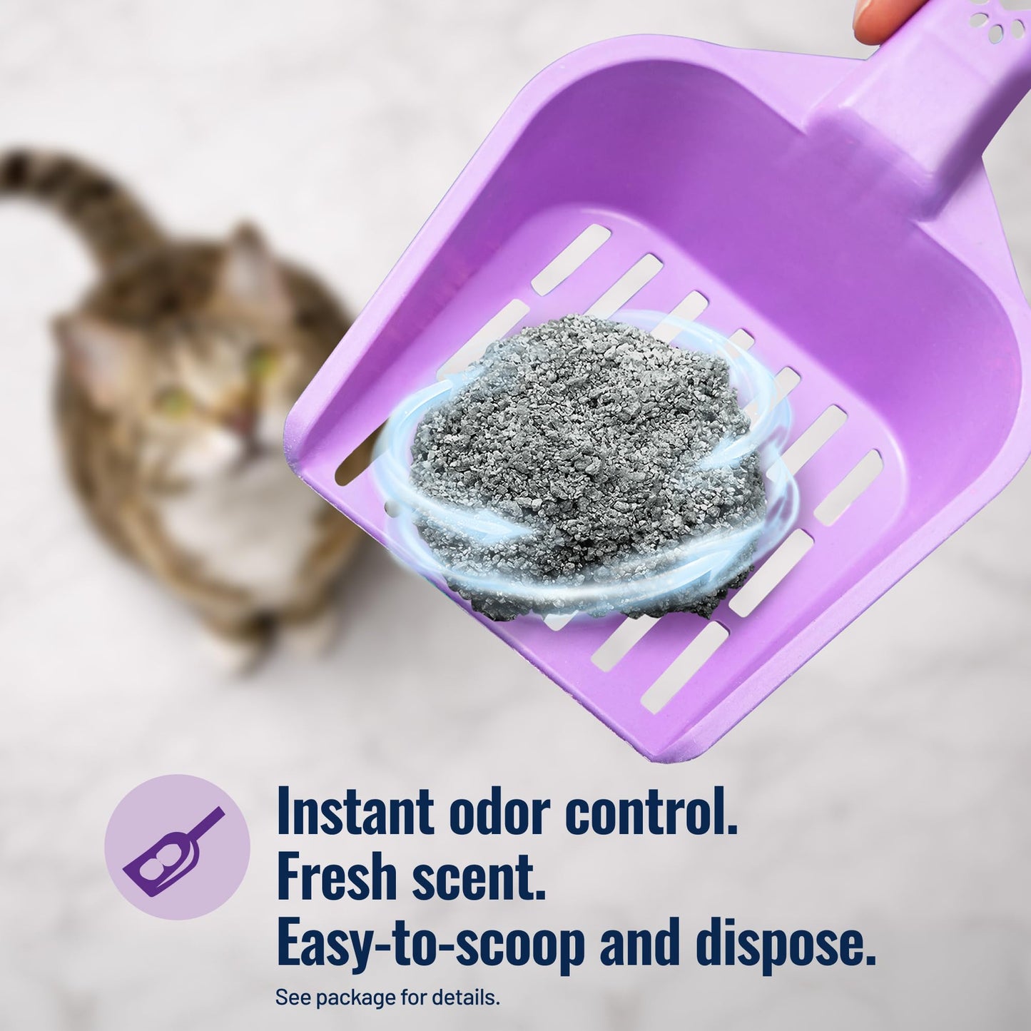 Cat's Pride Max Power: Total Odor Control - Up to 10 Days of Powerful Odor Control - Strong Clumping - 99% Dust Free - Multi-Cat Litter, Scented, 15 Pounds
