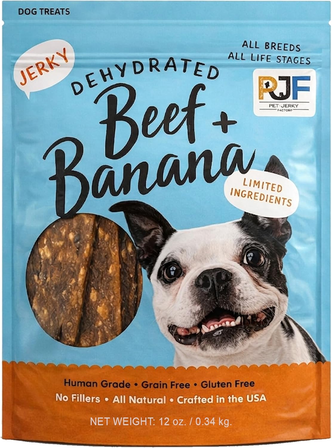 Turkey & Pumpkin 5 oz. Dog Jerky Treat | Human Grade | High Protein