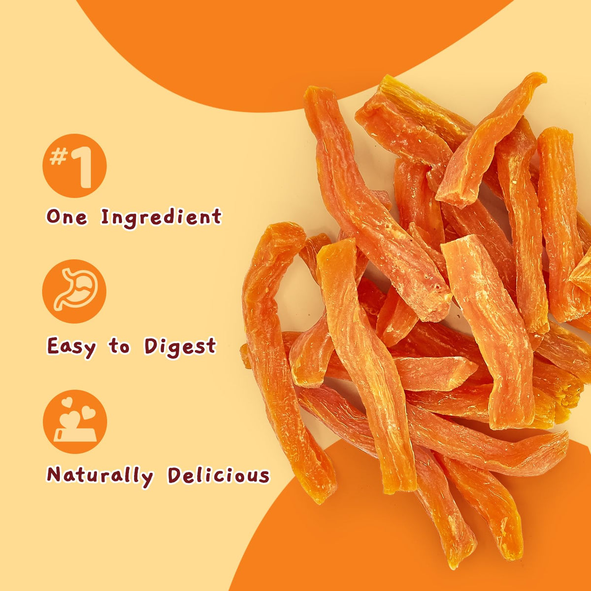 Jungle Calling Chicken & Sweet Potato Treats, Fiber-Rich, Digestible Chews