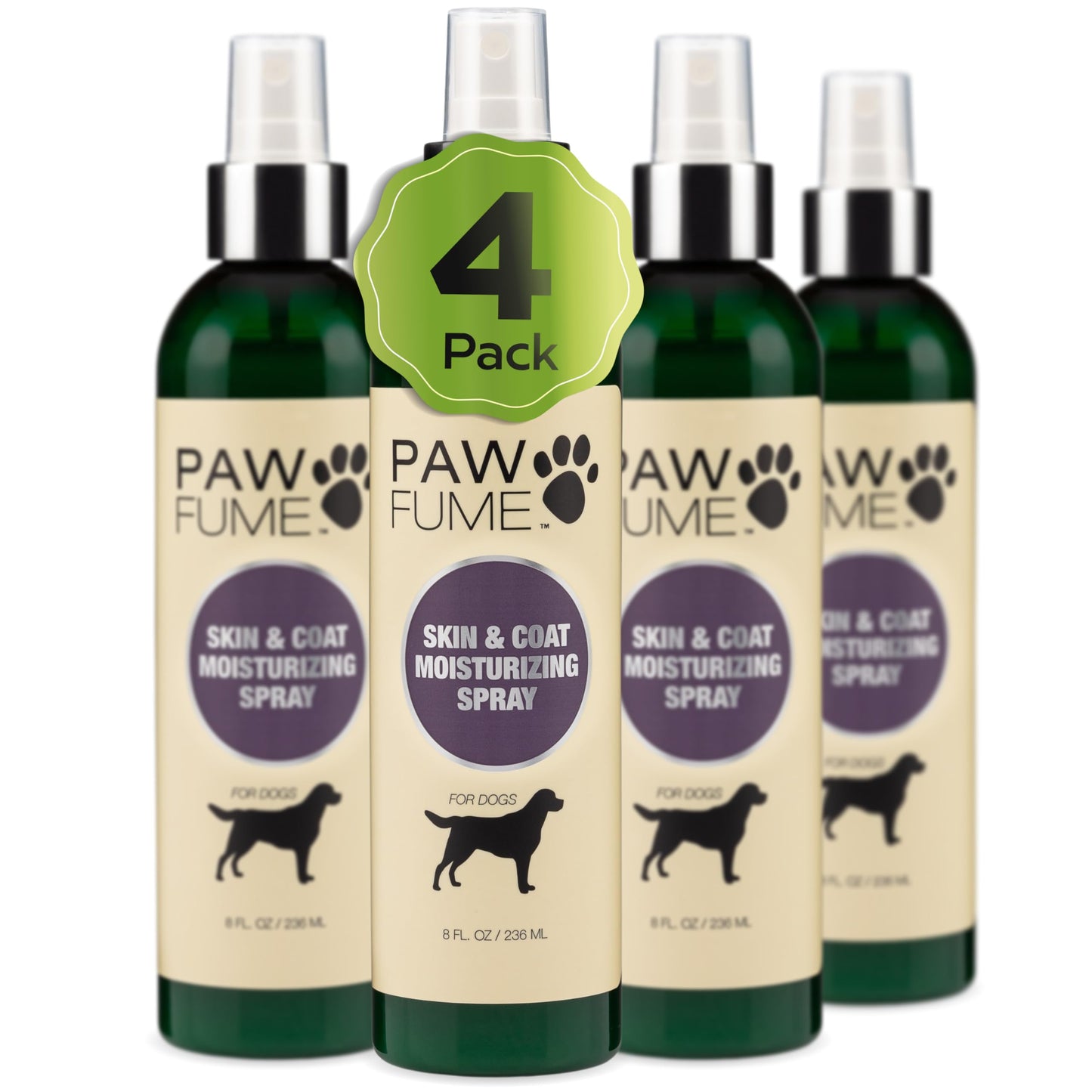 PAWFUME Deshedding Dog Shampoo and Conditioner, Show Dog, 1-Pack – Nourish & Detangle for Silky Soft Coat – Probiotic, Deep-Cleaning, pH-Balanced Formula – Salon-Quality Shampoo for Dogs