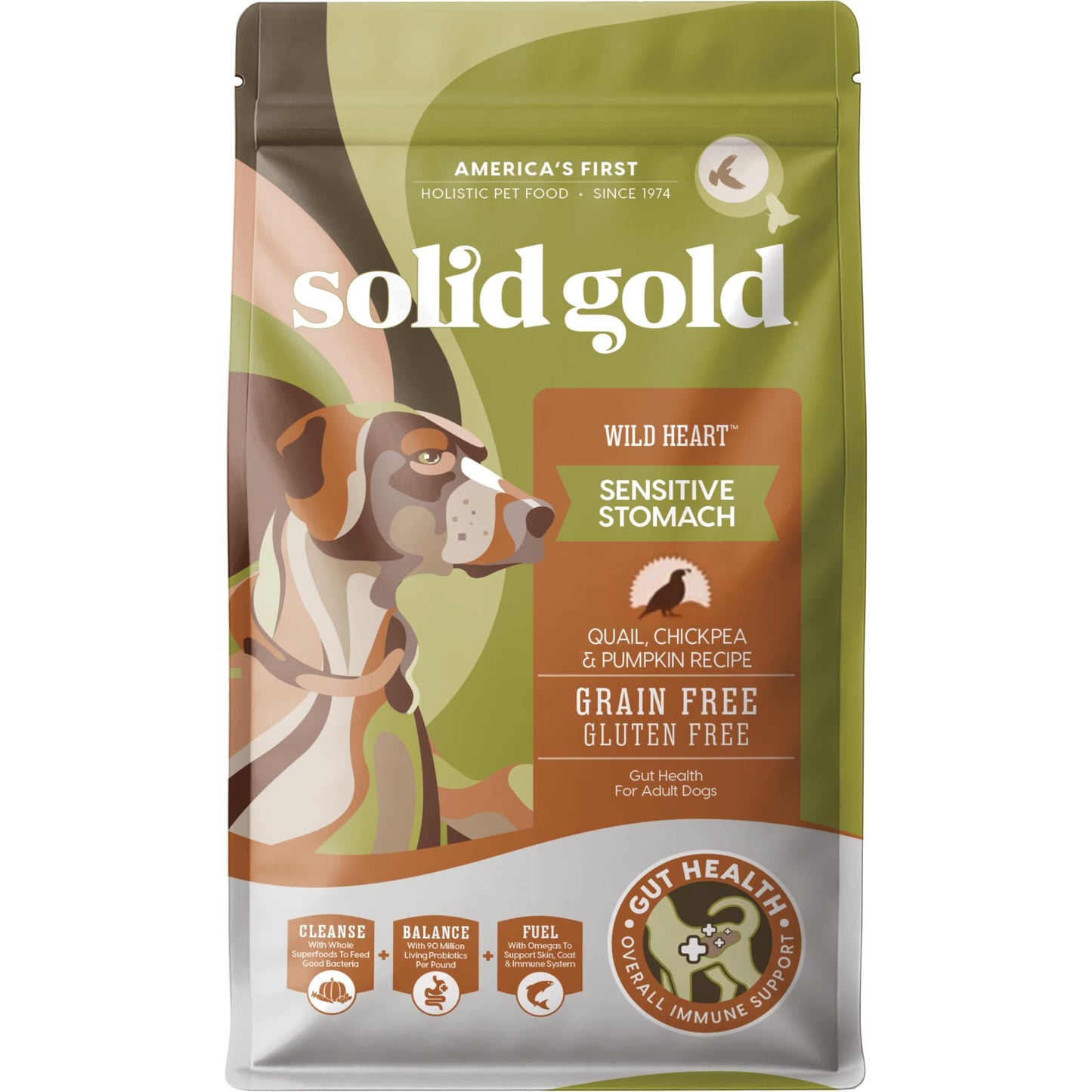 Solid Gold Toy & Small Breed Dry Dog Food Small Bites – Real Beef, Grain Free, Gluten Free, High Fiber Kibble with Probiotics for Gut Health & Digestion Support – Healthy Dog Food All Ages – 4LB