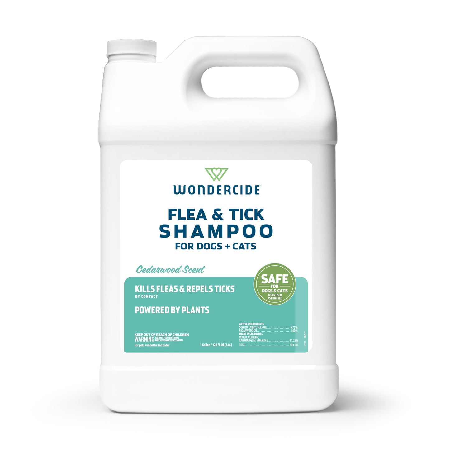 Wondercide - Flea & Tick Shampoo for Dogs and Cats - Flea and Tick Treatment with Natural Essential Oils - for Pets Over 4 Months - Powered by Plants - Rosemary - 12 Fl oz