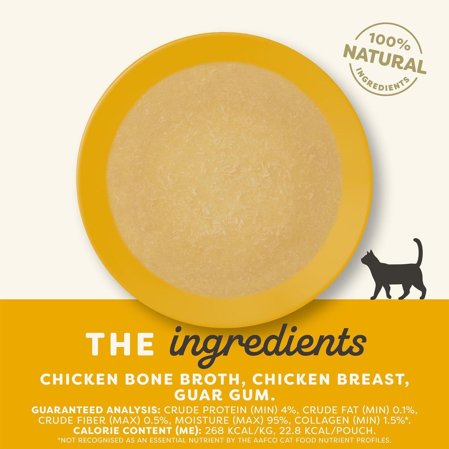 Applaws Natural Bone Broth Wet Cat Food Topper, Limited Ingredient Broth for Cats, Protein Wet Food Topper for Cats, Fish and Chicken Variety Pack(6 x 3oz Spout Pouches)