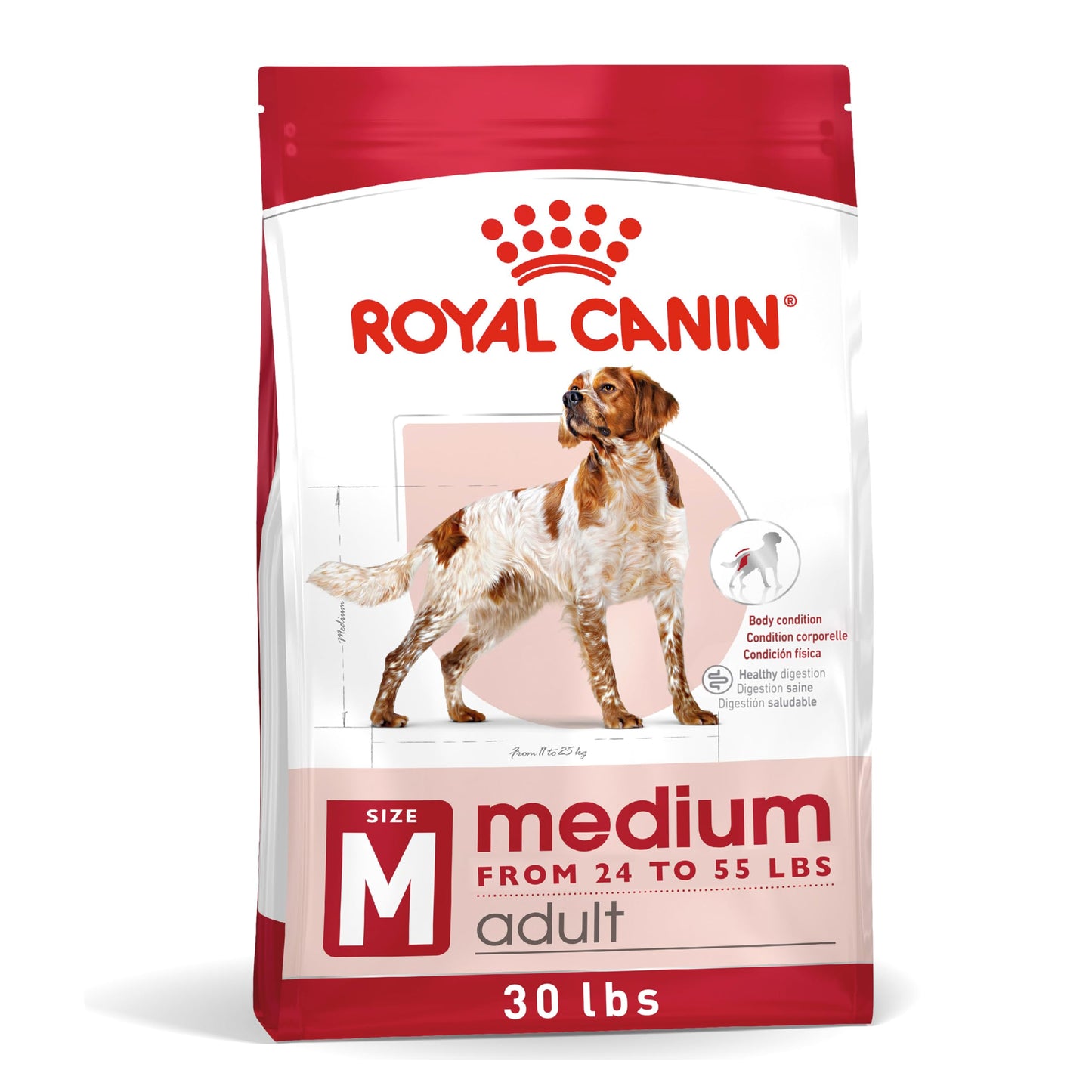 Royal Canin Size Health Nutrition Medium Adult Dry Dog Food, 4 lb Bag