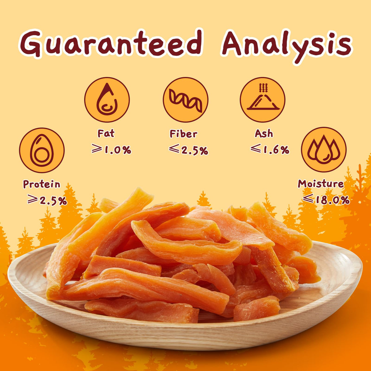 Jungle Calling Chicken & Sweet Potato Treats, Fiber-Rich, Digestible Chews
