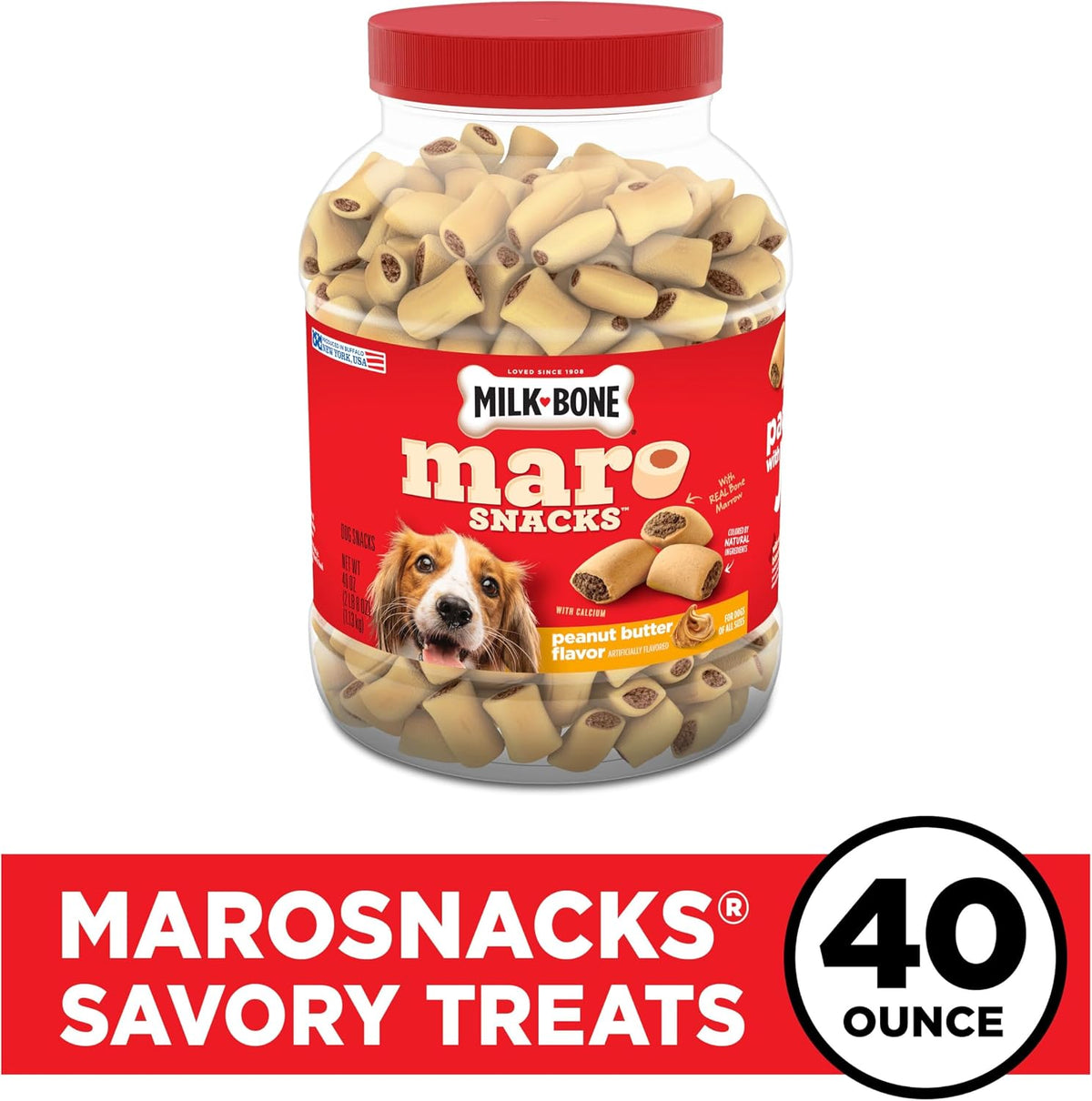 Milk-Bone Spooky Biscuits, Halloween Dog Treats, 24 Oz. Pail