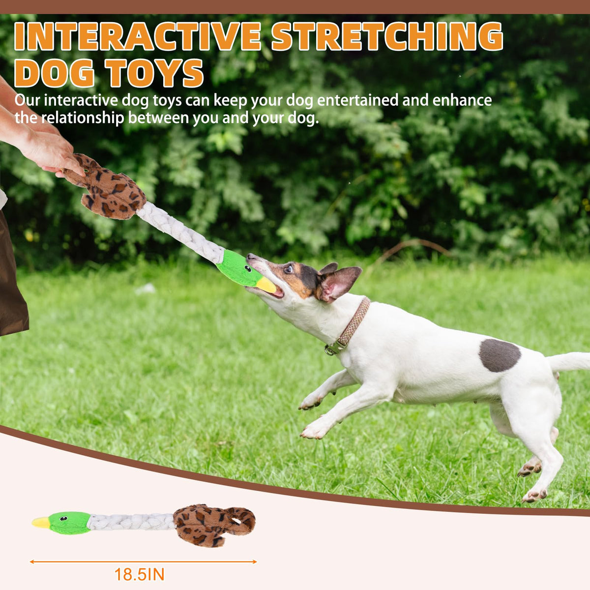 KOOLTAIL Christmas Santa Dog Toys, Tough Plush Dog Chew & Squeaky Toys with Crinkle Paper, Interactive Training & Tug of War Puppy Teething Toy for Indoor Outdoor Play for Small Medium Large Dogs