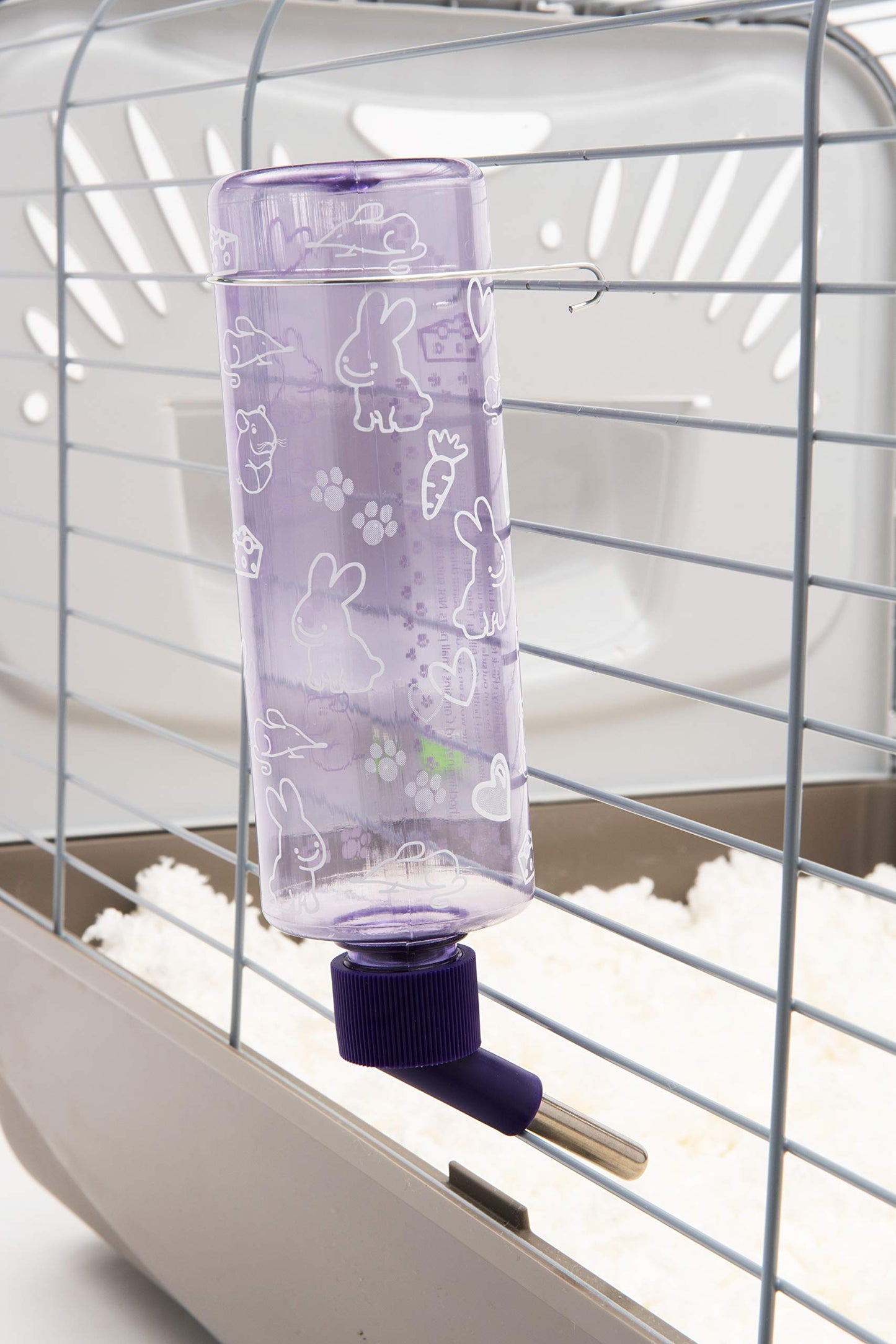 Lixit Standard Cage Water Bottles for Rabbits, Ferrets, Guinea Pigs, Hamsters, Rats, Mice and Other Small Animal's (32 Ounce, Clear)