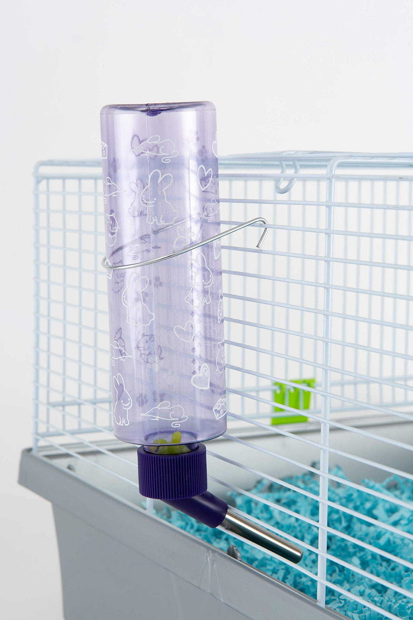Lixit Standard Cage Water Bottles for Rabbits, Ferrets, Guinea Pigs, Hamsters, Rats, Mice and Other Small Animal's (32 Ounce, Clear)
