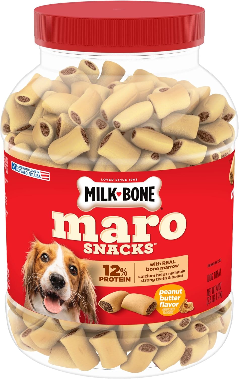 Milk-Bone Spooky Biscuits, Halloween Dog Treats, 24 Oz. Pail