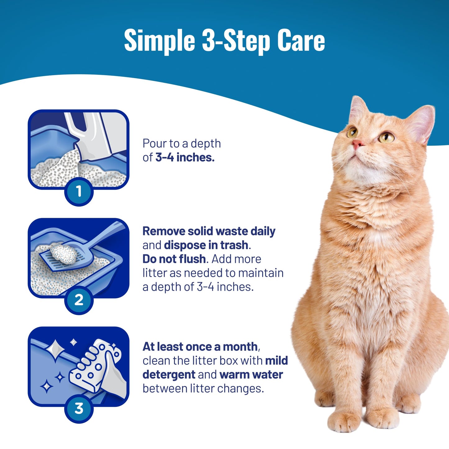 Cat's Pride Max Power: Total Odor Control - Up to 10 Days of Powerful Odor Control - Strong Clumping - 99% Dust Free - Multi-Cat Litter, Scented, 15 Pounds