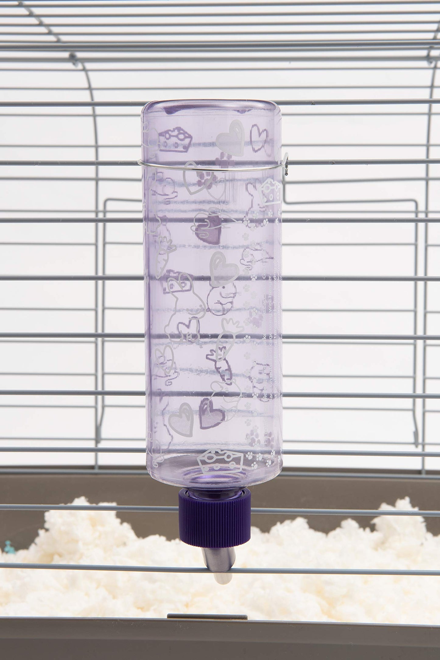 Lixit Standard Cage Water Bottles for Rabbits, Ferrets, Guinea Pigs, Hamsters, Rats, Mice and Other Small Animal's (32 Ounce, Clear)
