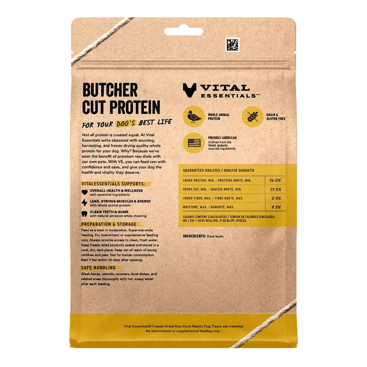 Vital Essentials Freeze Dried Raw Chicken Necks Dog Treats | Single Ingredient | Premium Quality | Grain Free Treats for Dogs, 9 oz Bag