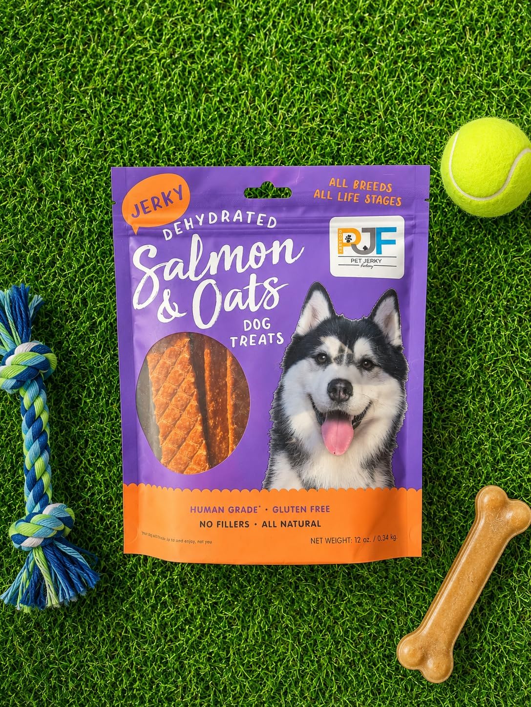 Turkey & Pumpkin 5 oz. Dog Jerky Treat | Human Grade | High Protein