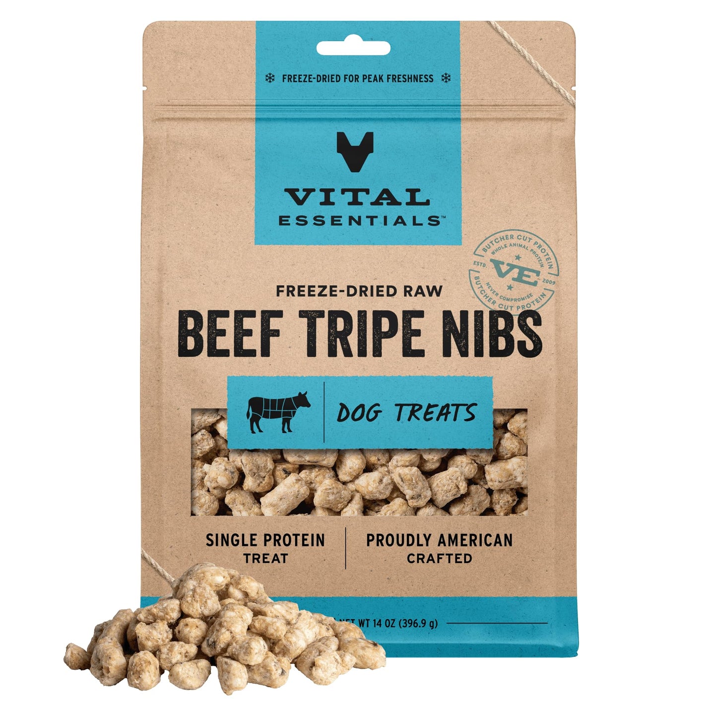 Vital Essentials Freeze Dried Dog Treats | Salmon Bites, Single Protein | Premium Quality | Grain Free Training Treats for Dogs, 2.5 oz Bag