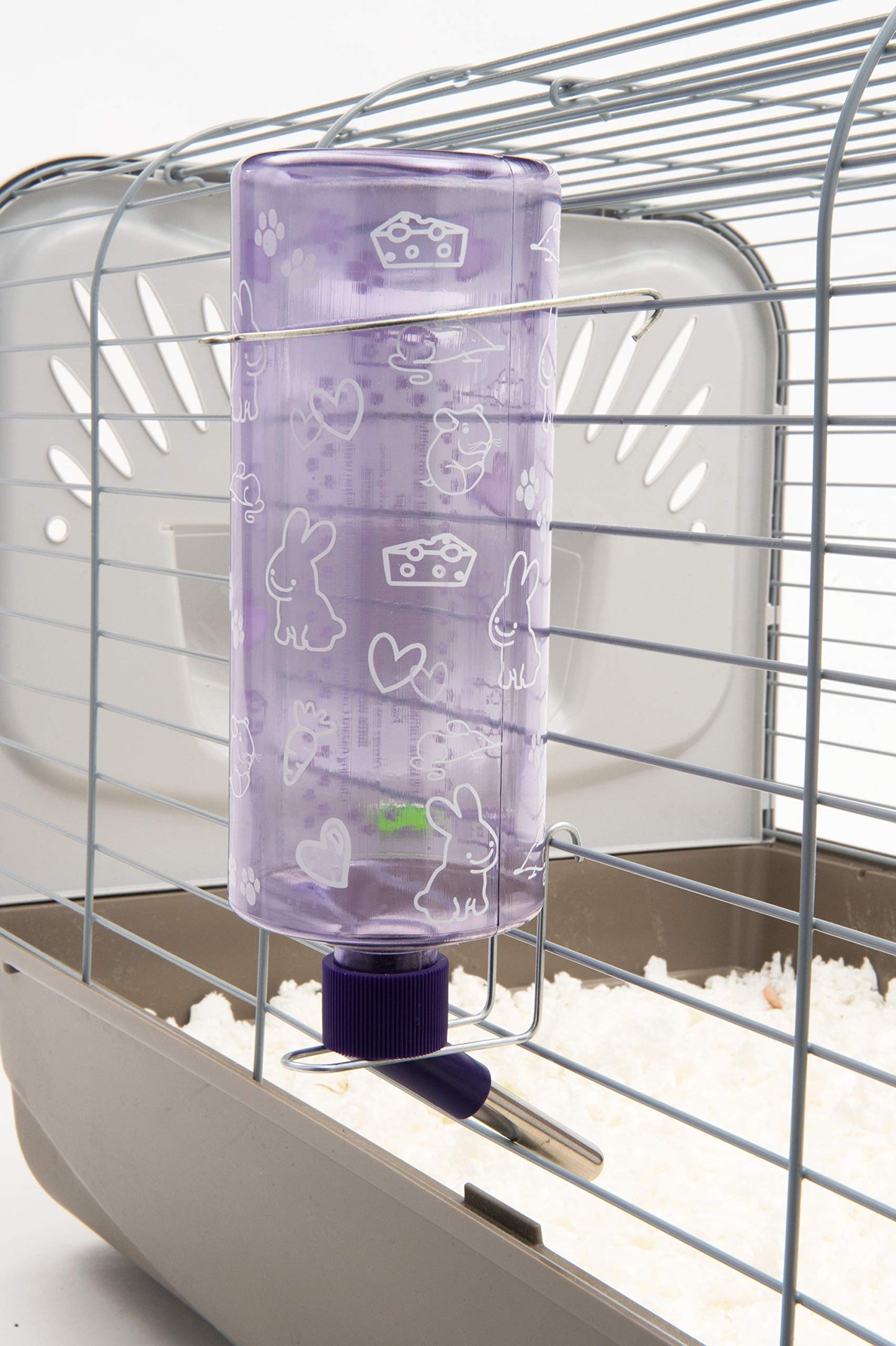 Lixit Standard Cage Water Bottles for Rabbits, Ferrets, Guinea Pigs, Hamsters, Rats, Mice and Other Small Animal's (32 Ounce, Clear)