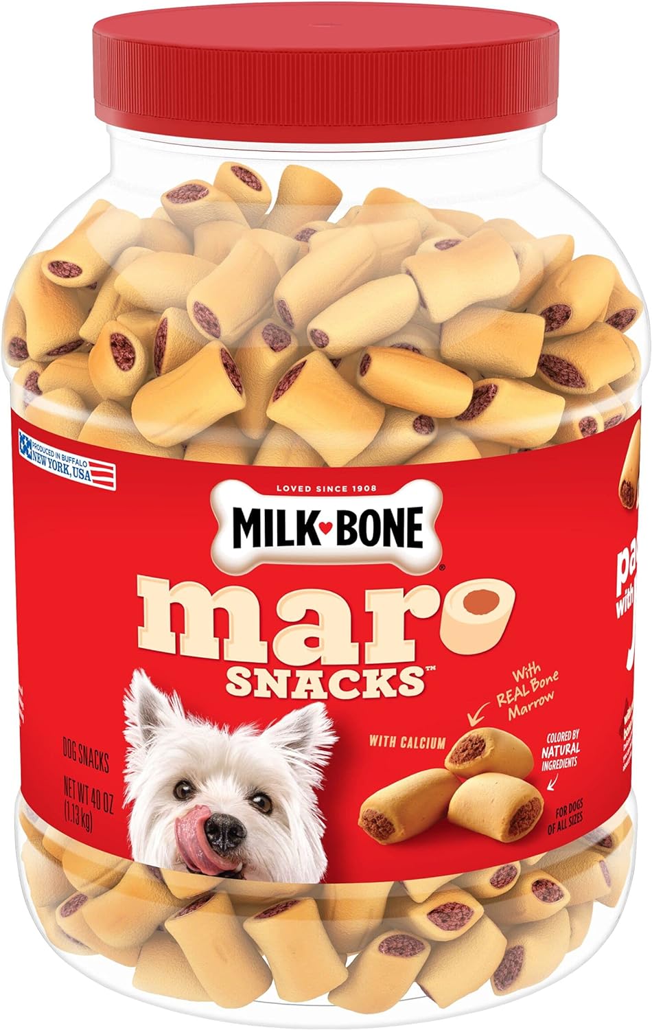 Milk-Bone Spooky Biscuits, Halloween Dog Treats, 24 Oz. Pail