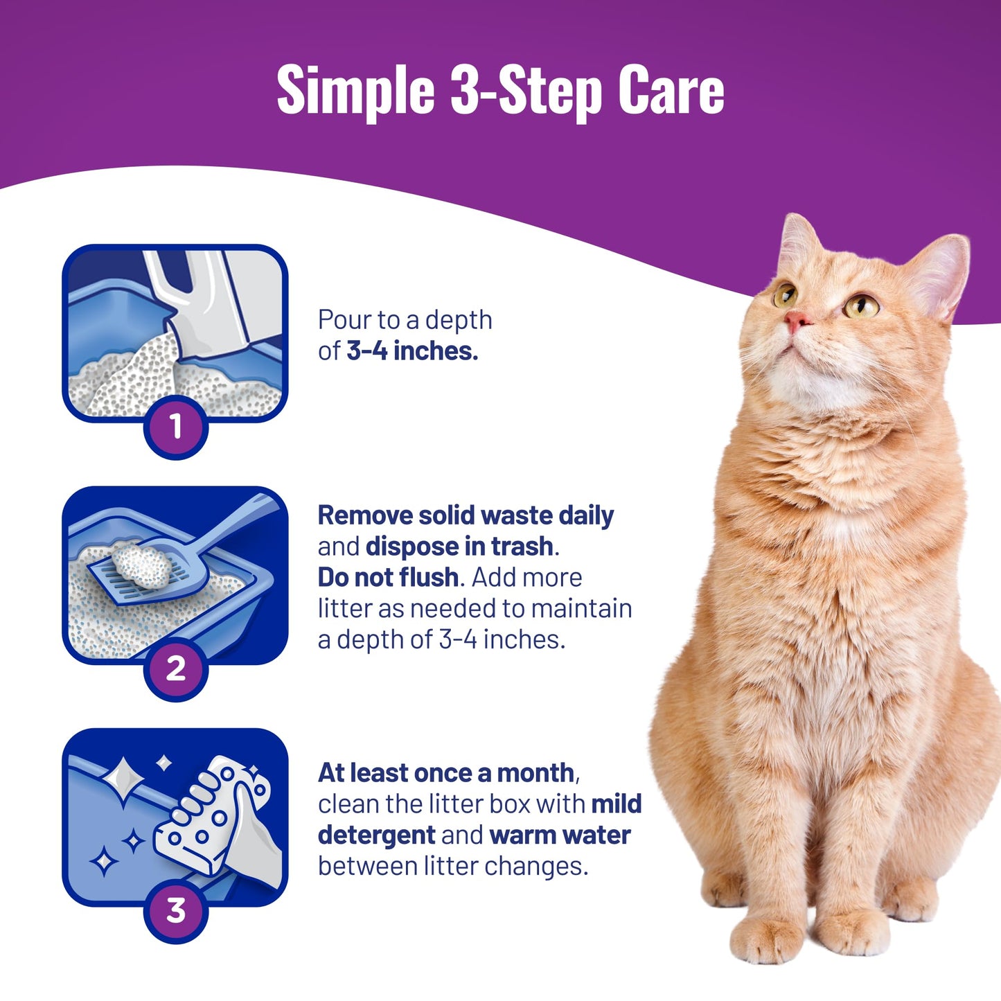 Cat's Pride Max Power: Total Odor Control - Up to 10 Days of Powerful Odor Control - Strong Clumping - 99% Dust Free - Multi-Cat Litter, Scented, 15 Pounds