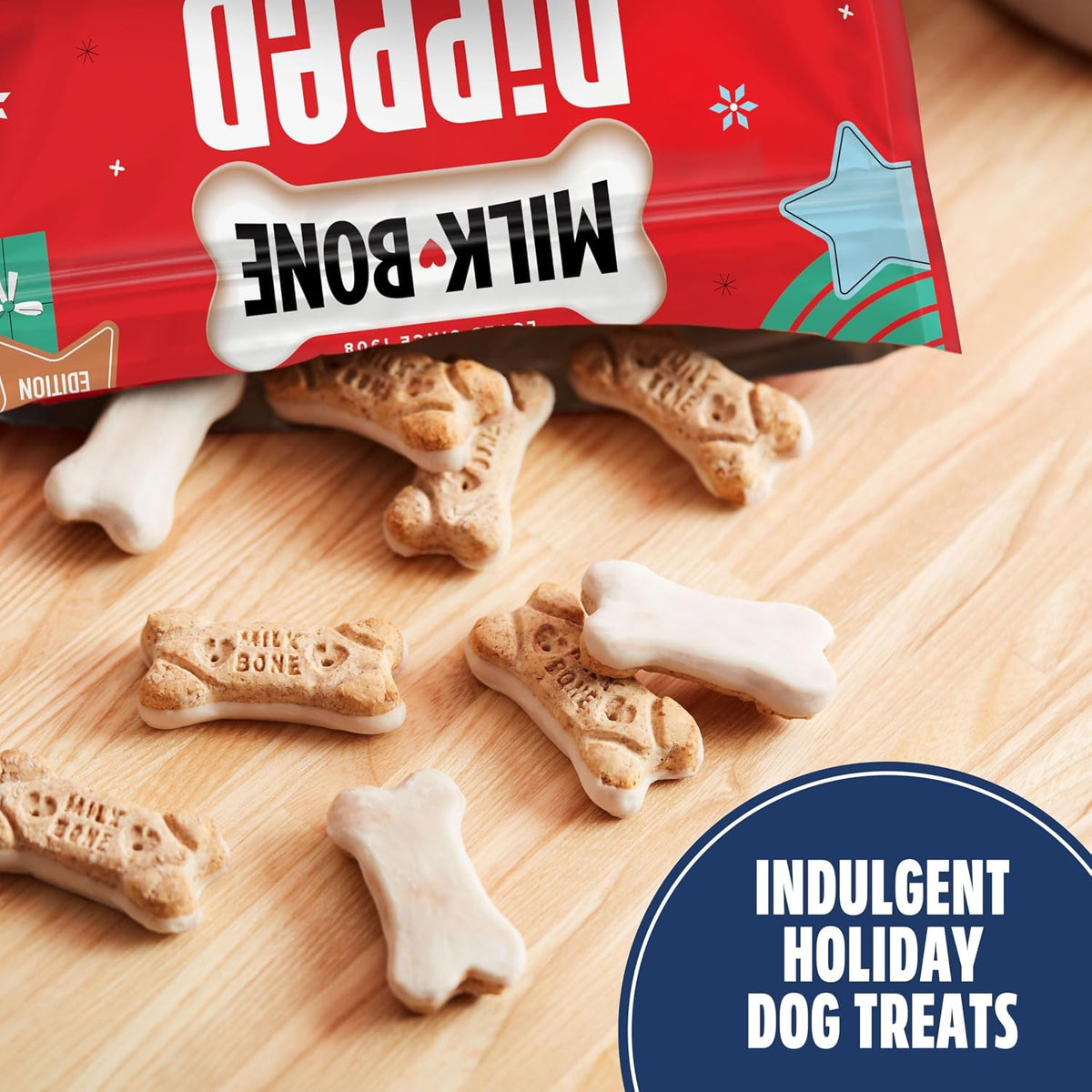 Milk-Bone Dipped Gingerbread Artificially Flavored Dog Biscuits, 10 Oz. Bag