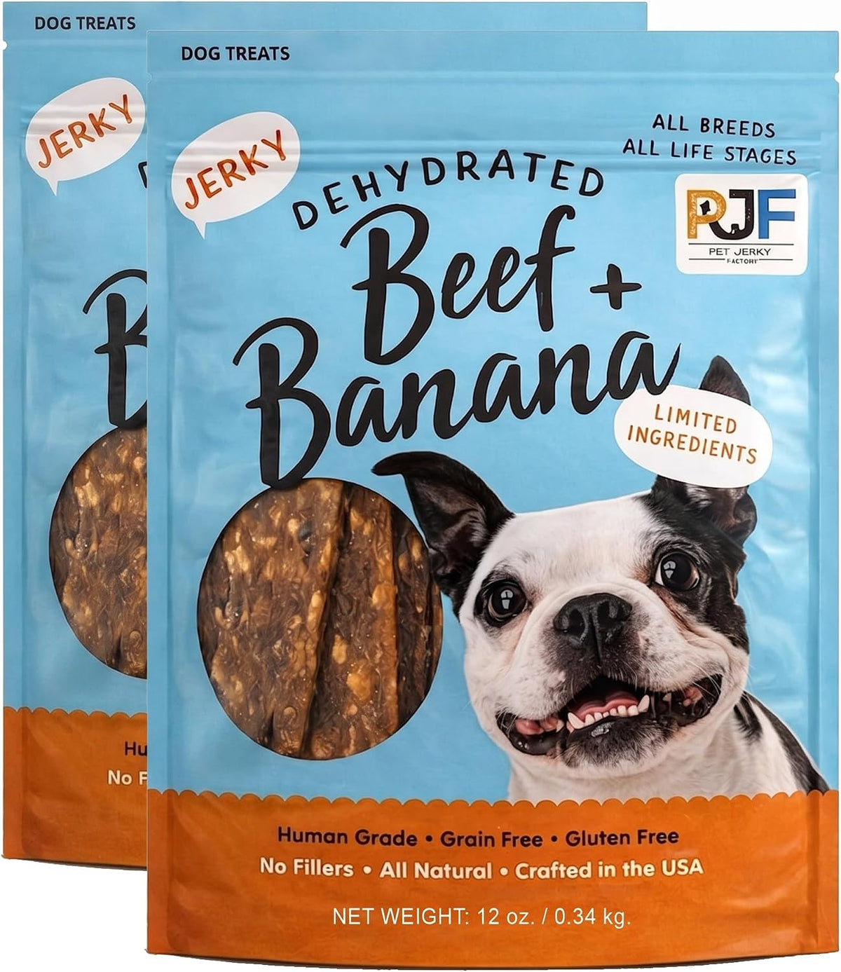 Turkey & Pumpkin 5 oz. Dog Jerky Treat | Human Grade | High Protein