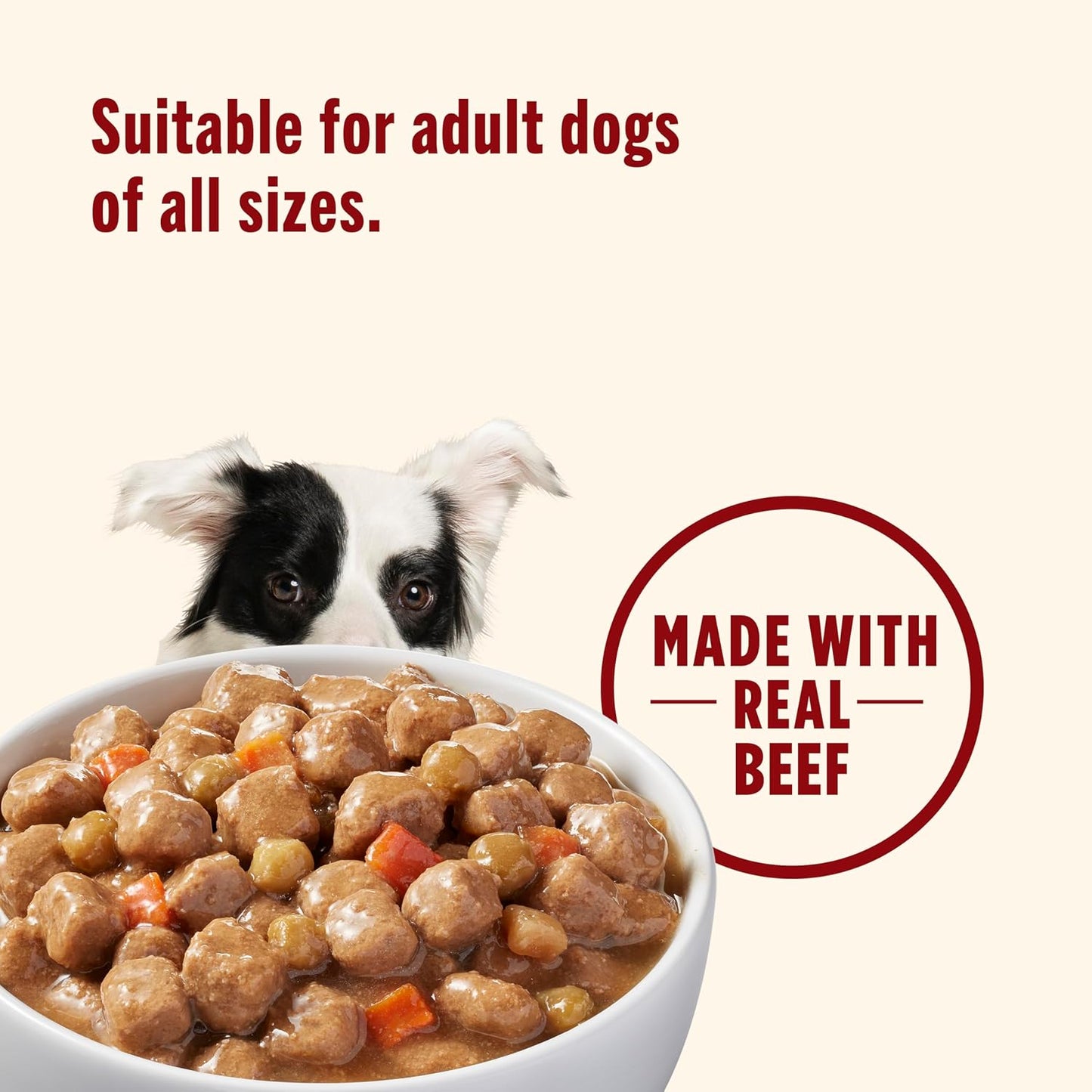 Nutrish Rachael Ray Wet Dog Food Chunks in Gravy Real Chicken & Veggies Recipe, 13 oz. Can, 12 Count