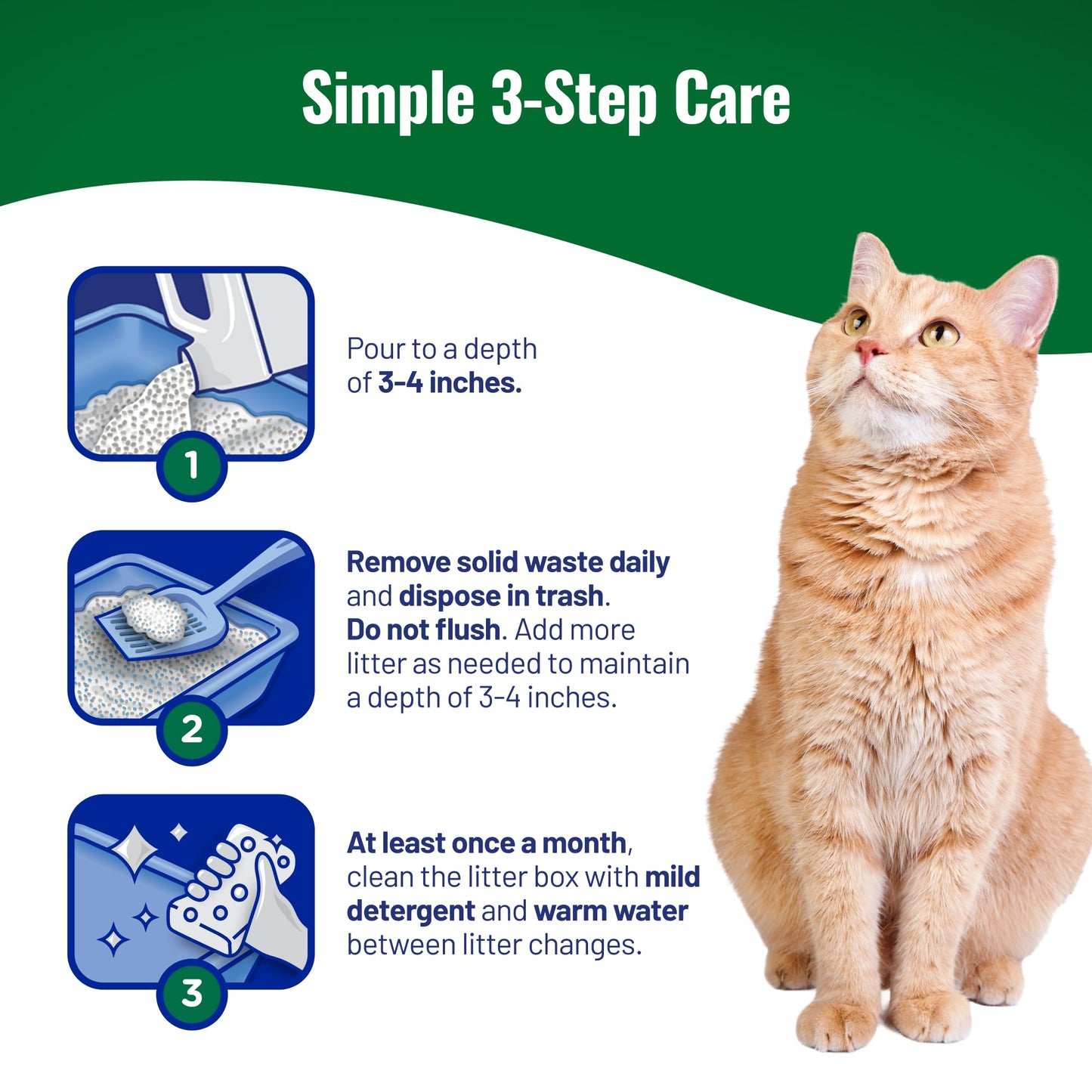 Cat's Pride Max Power: Total Odor Control - Up to 10 Days of Powerful Odor Control - Strong Clumping - 99% Dust Free - Multi-Cat Litter, Scented, 15 Pounds