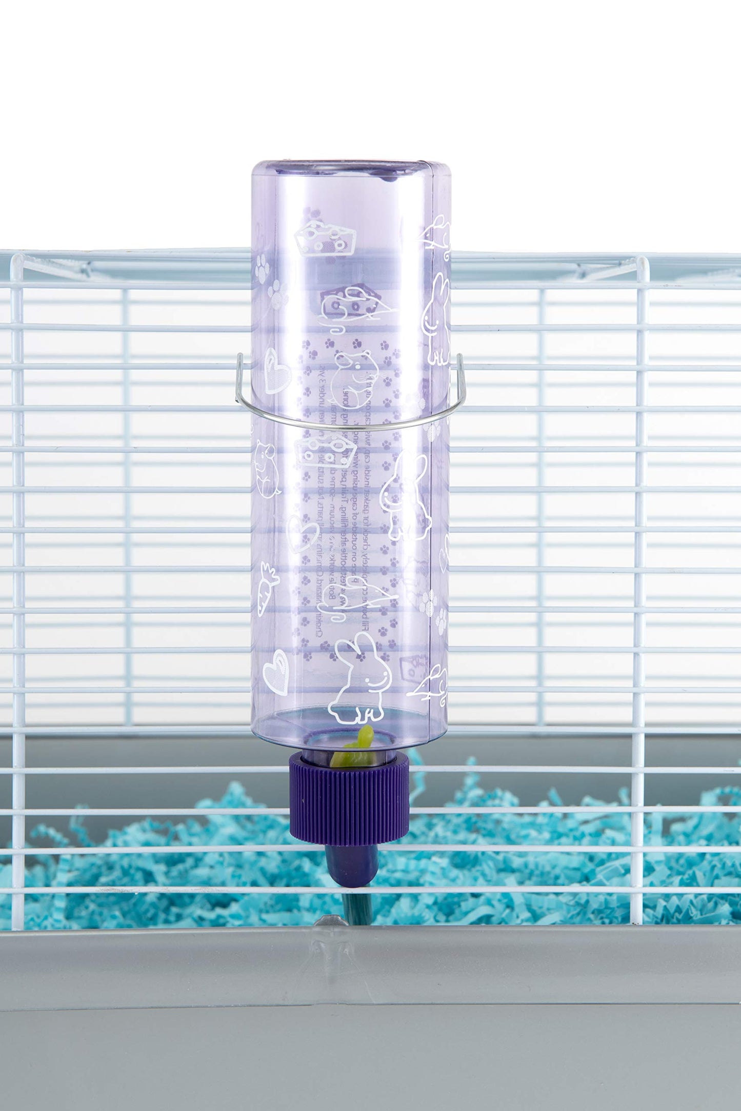 Lixit Standard Cage Water Bottles for Rabbits, Ferrets, Guinea Pigs, Hamsters, Rats, Mice and Other Small Animal's (32 Ounce, Clear)