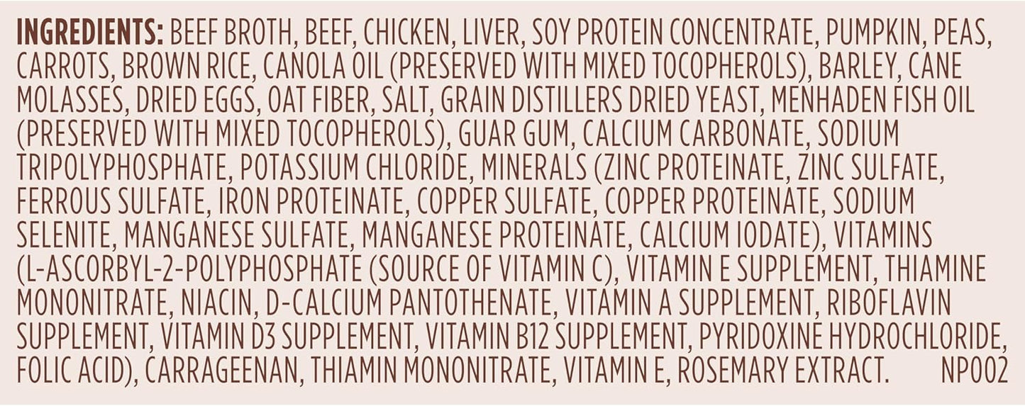 Nutrish Rachael Ray Wet Dog Food Chunks in Gravy Real Chicken & Veggies Recipe, 13 oz. Can, 12 Count
