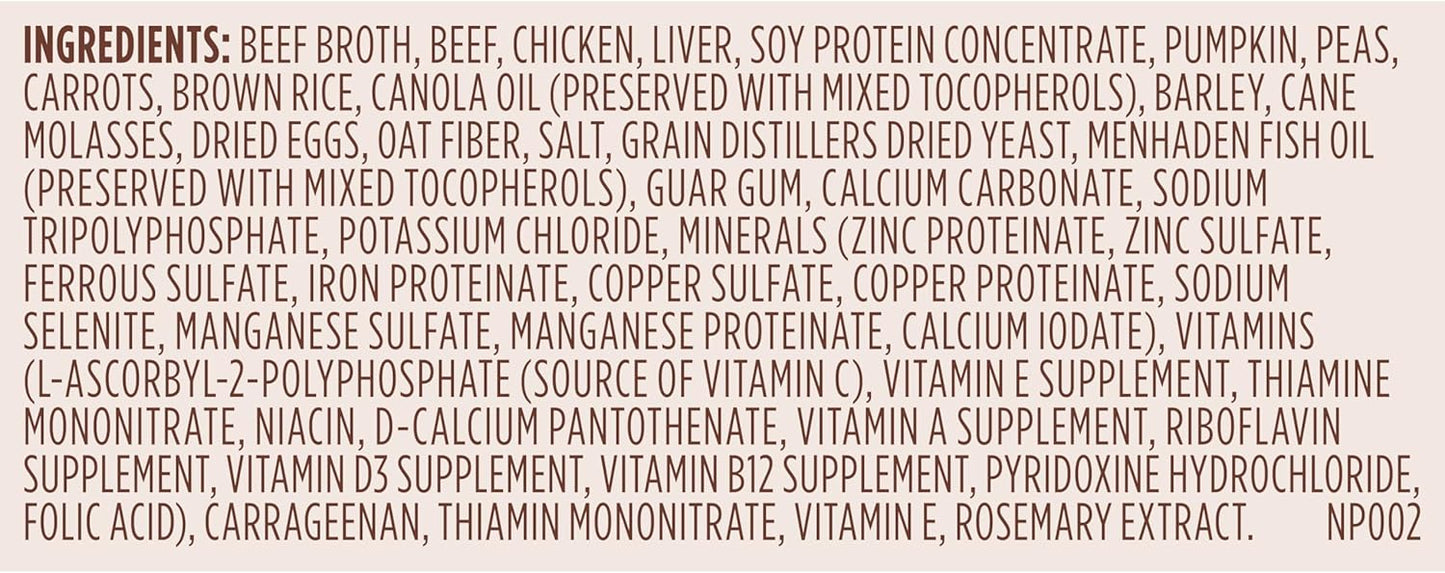 Nutrish Rachael Ray Wet Dog Food Chunks in Gravy Real Chicken & Veggies Recipe, 13 oz. Can, 12 Count