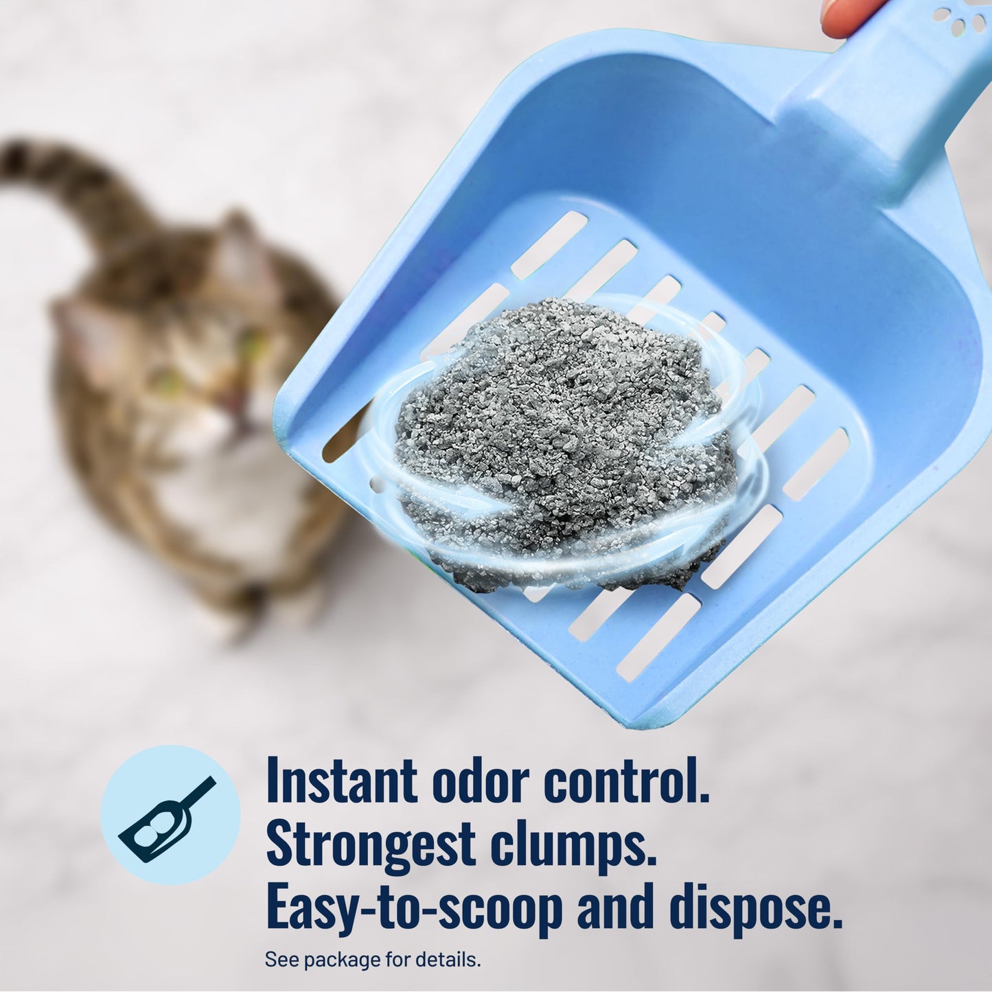 Cat's Pride Max Power: Total Odor Control - Up to 10 Days of Powerful Odor Control - Strong Clumping - 99% Dust Free - Multi-Cat Litter, Scented, 15 Pounds