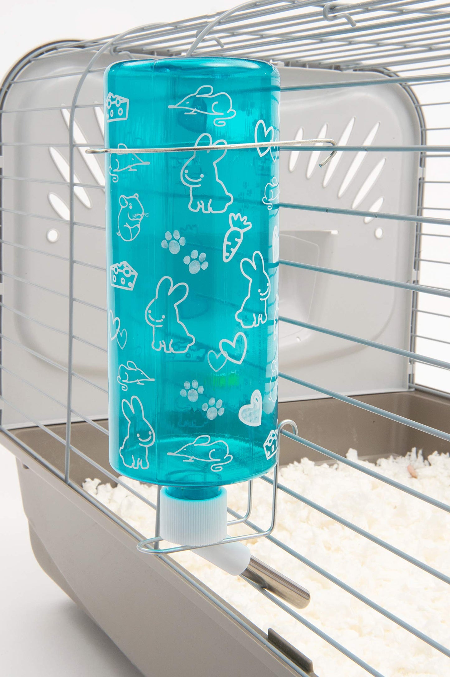 Lixit Standard Cage Water Bottles for Rabbits, Ferrets, Guinea Pigs, Hamsters, Rats, Mice and Other Small Animal's (32 Ounce, Clear)