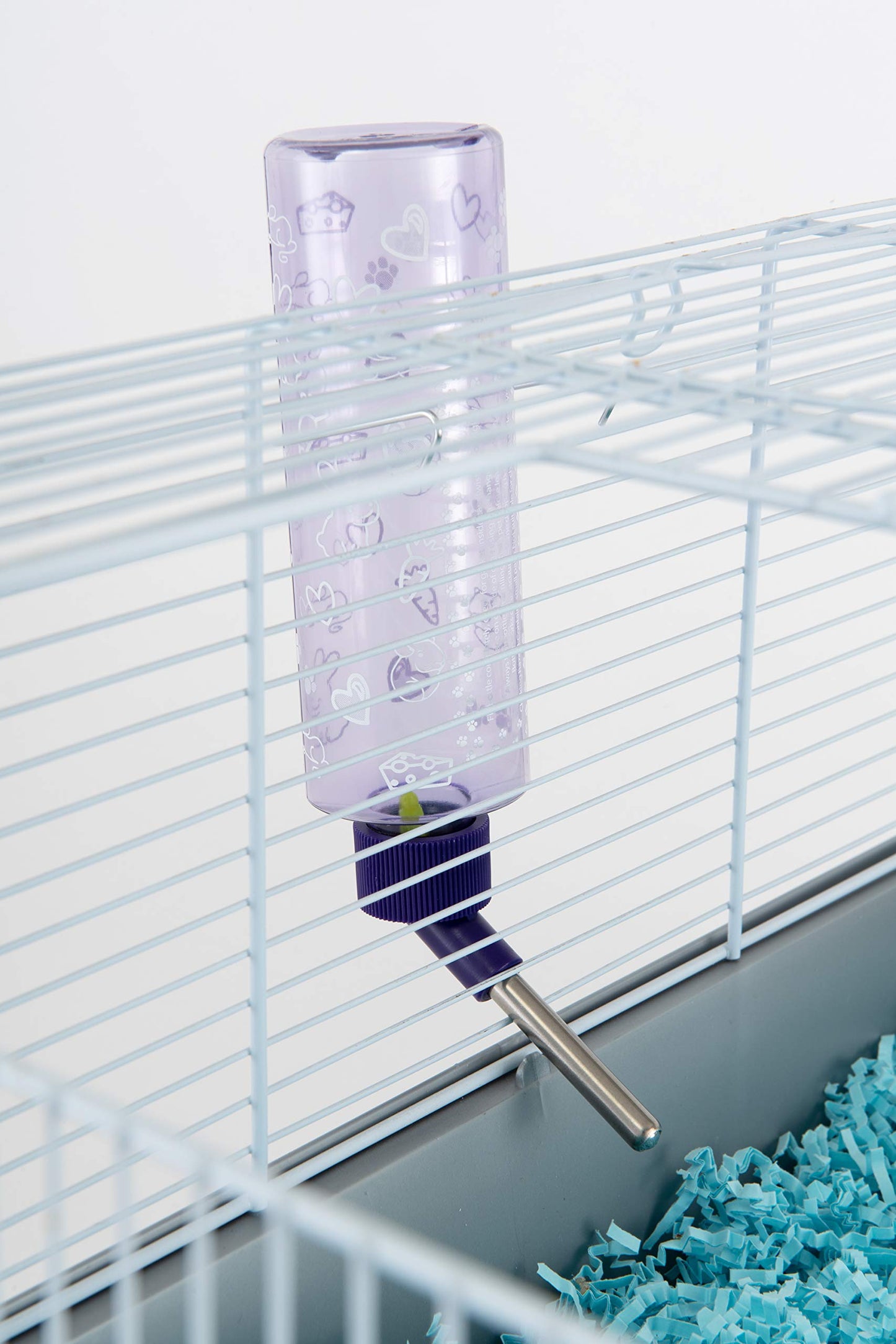 Lixit Standard Cage Water Bottles for Rabbits, Ferrets, Guinea Pigs, Hamsters, Rats, Mice and Other Small Animal's (32 Ounce, Clear)