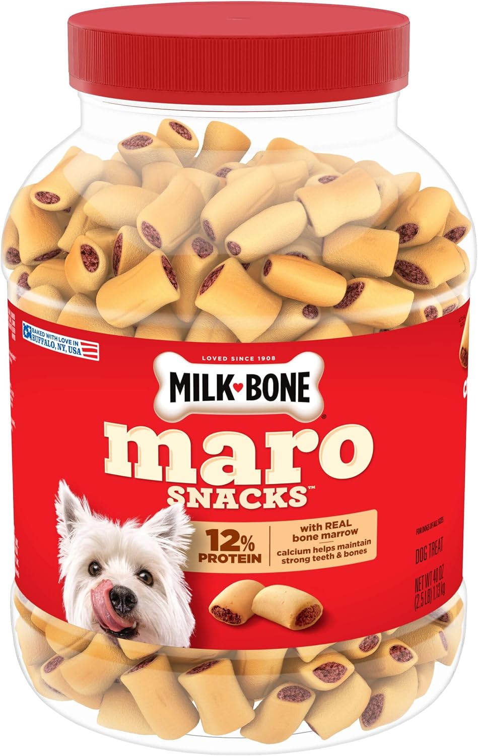 Milk-Bone Spooky Biscuits, Halloween Dog Treats, 24 Oz. Pail