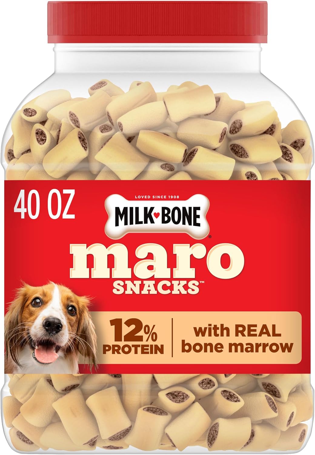 Milk-Bone Spooky Biscuits, Halloween Dog Treats, 24 Oz. Pail