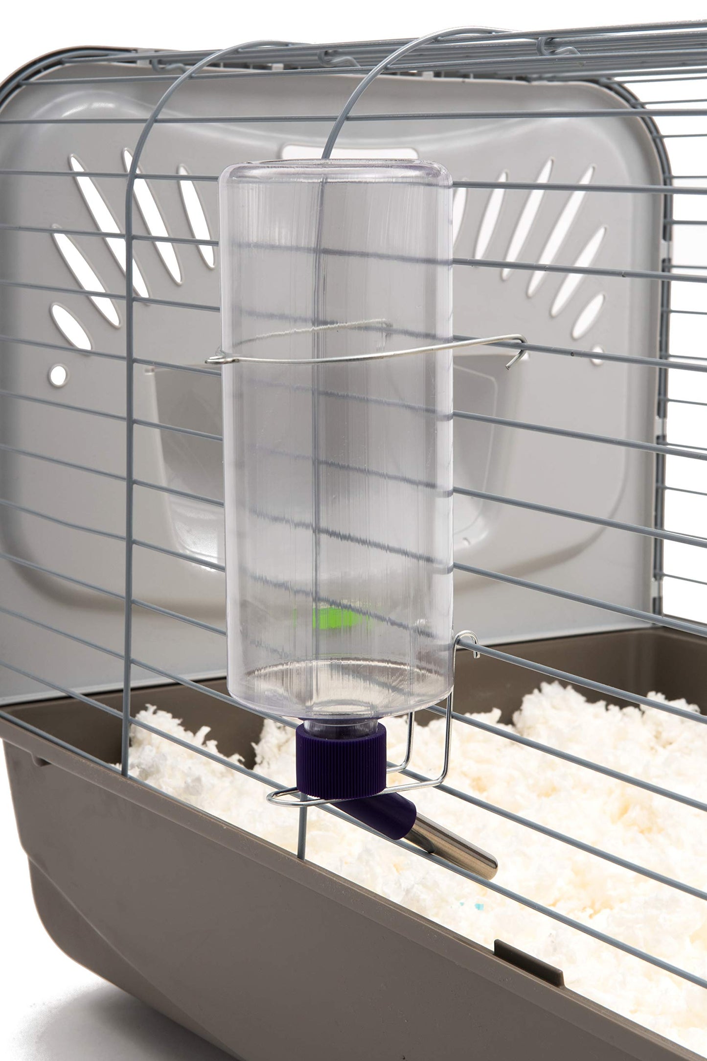 Lixit Standard Cage Water Bottles for Rabbits, Ferrets, Guinea Pigs, Hamsters, Rats, Mice and Other Small Animal's (32 Ounce, Clear)