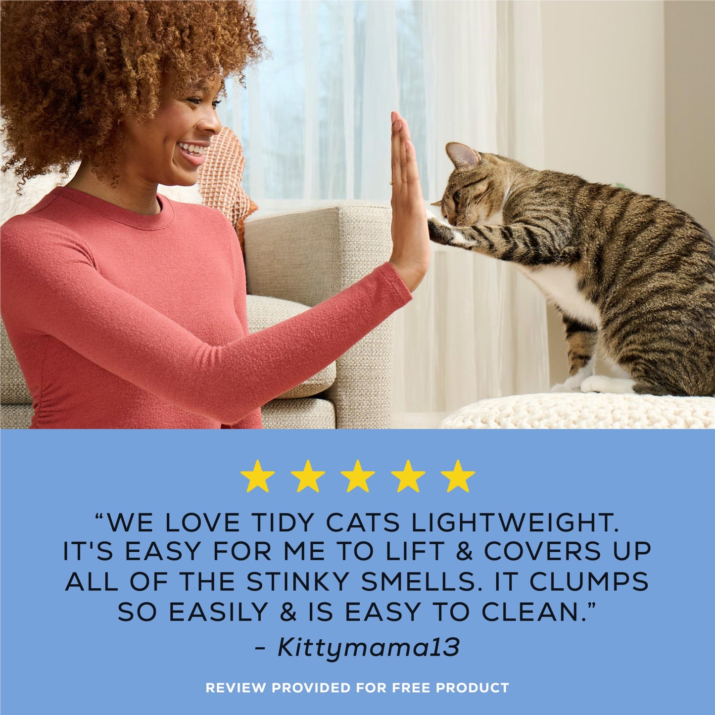 Purina Tidy Cats LightWeight With Glade Clear Springs Multi-Cat, Clumping, Low Dust, Scented Cat litter - 17 lb. Box