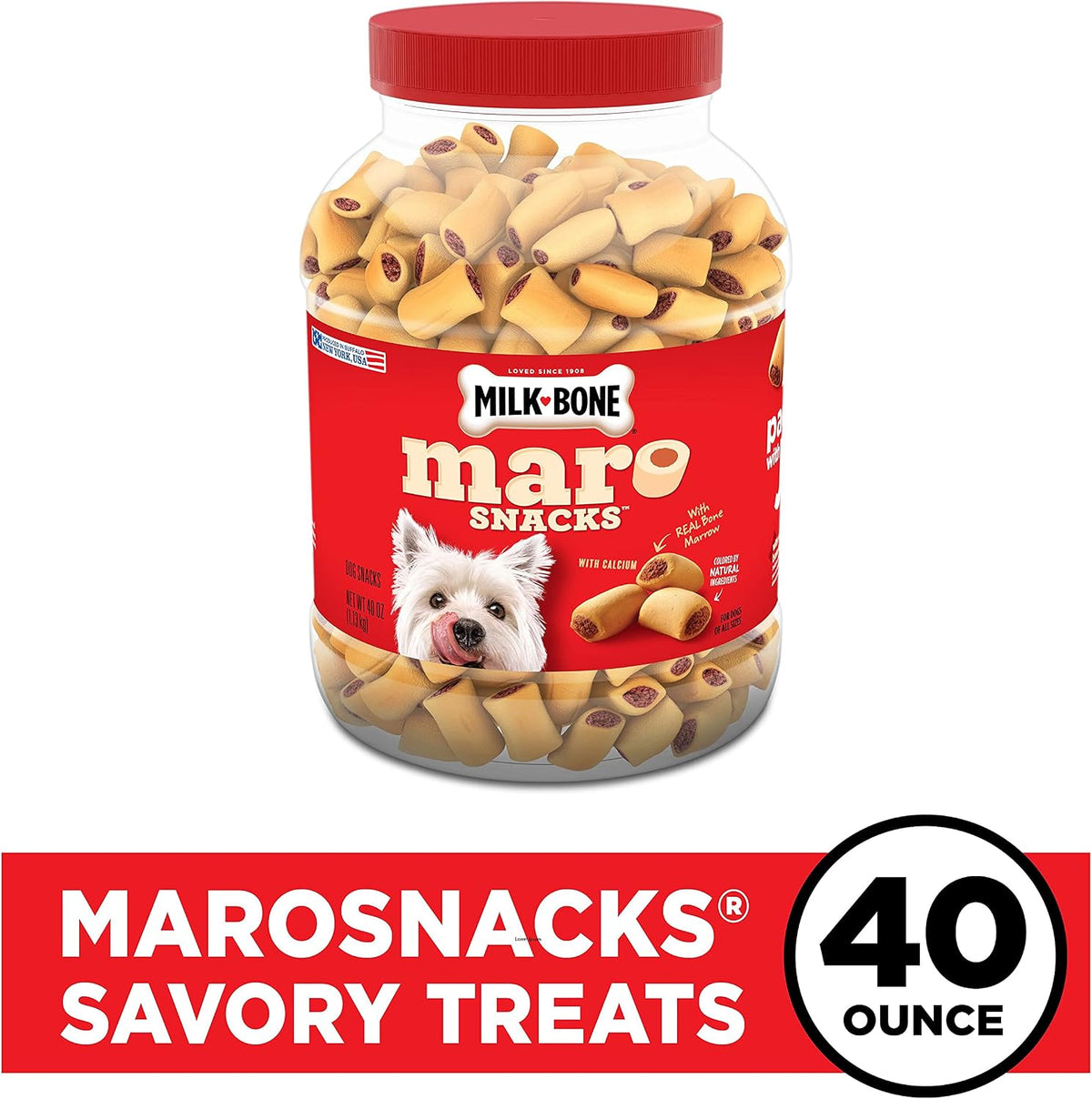 Milk-Bone Spooky Biscuits, Halloween Dog Treats, 24 Oz. Pail