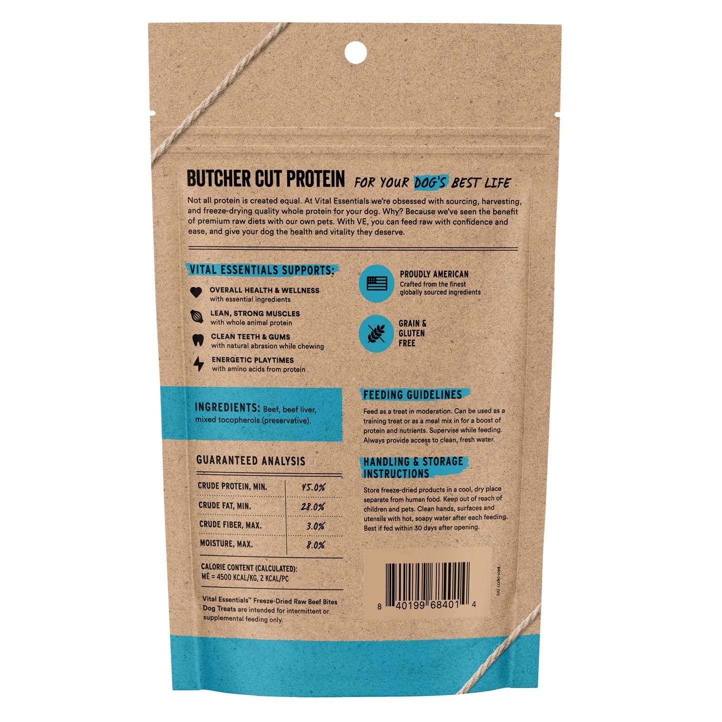 Vital Essentials Freeze Dried Dog Treats | Salmon Bites, Single Protein | Premium Quality | Grain Free Training Treats for Dogs, 2.5 oz Bag
